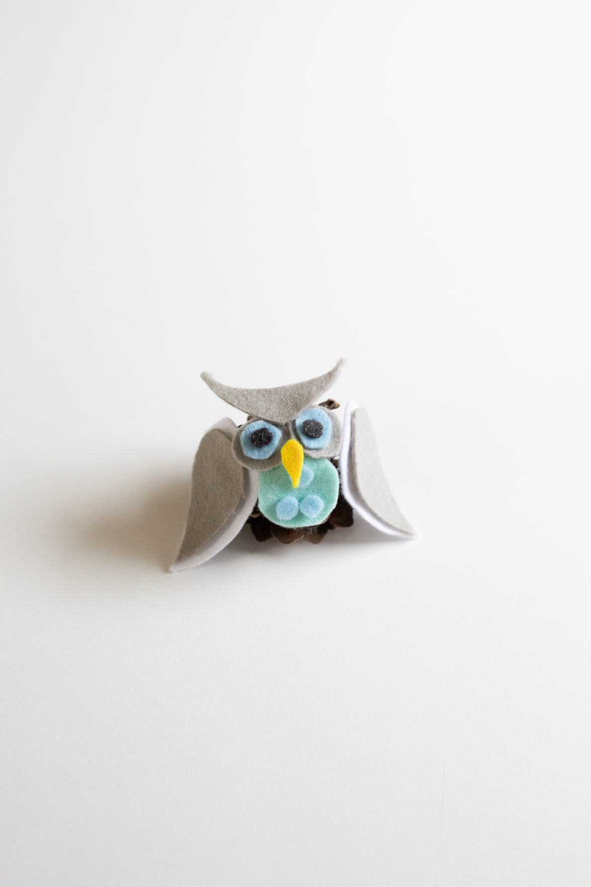 Pine cone owls
